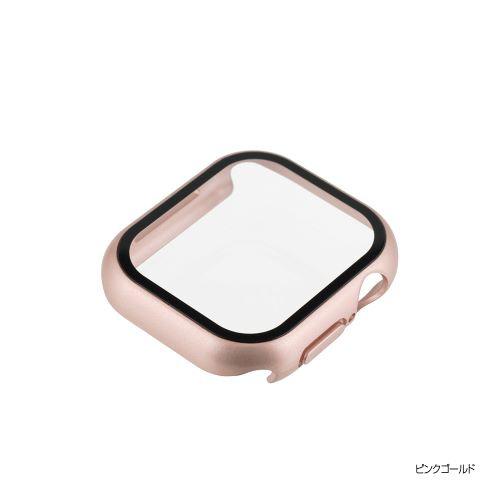 ナカバヤシ SMWC-AW421PG Apple Watch Series10用 高硬度9Hガラス+ 