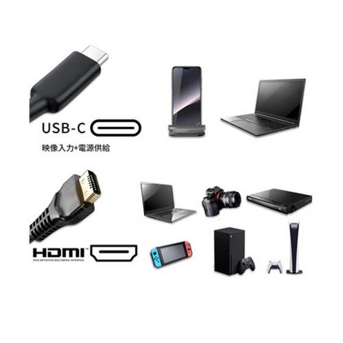 JAPANNEXT デュアルモバイルモニター HDMI USB Type-C 15.6型 ／フルHD