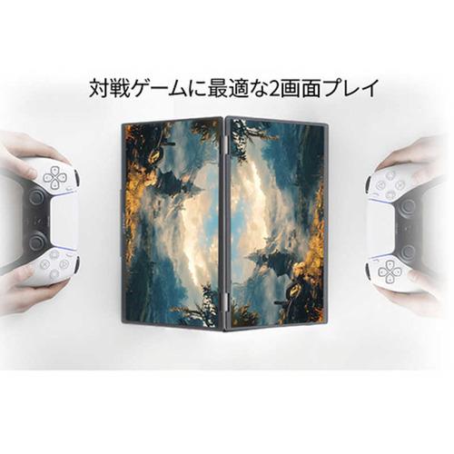 JAPANNEXT 15.6インチ モバイルディスプレイ　デュアルディスプレイ JAPANNEXT 15.6インチ IPSパネルx2搭載 フルHD(1920x1080)解像度