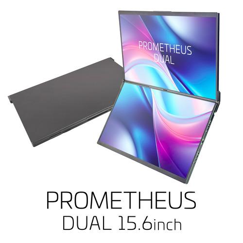 ユニーク UQ-PM15W-Q 15.6型 フルHD デュアルモバイルモニター 狭額