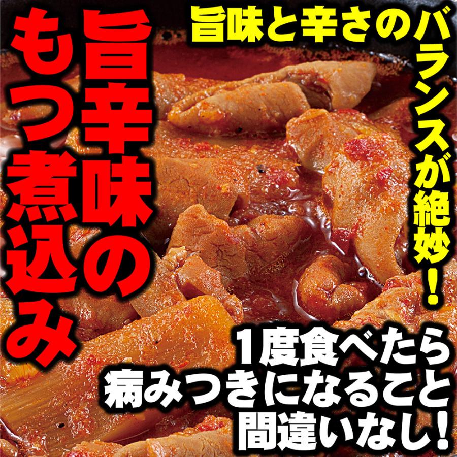 赤パンチ（もつ煮込み） もつ煮 もつ鍋 豚もつ 国産 ホルモン おつまみ おかず 惣菜 冷凍食品 埼玉 名物 ギフト ポイント消化｜yamada-udon｜03