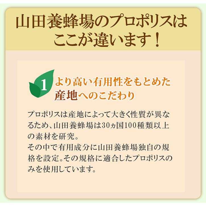 山田養蜂場 送料無料 プロポリス300 100球入 母の日｜yamada3838｜05