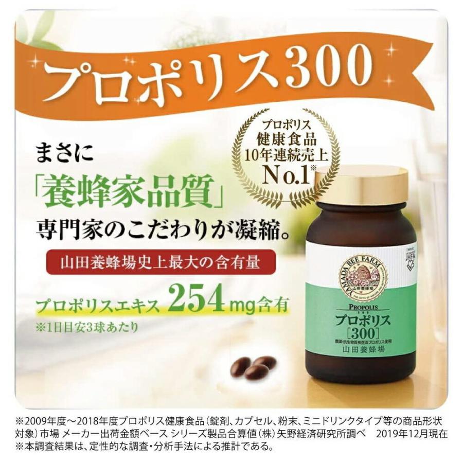 山田養蜂場 ローヤルゼリーキング6袋・プロポリス300 6袋セット