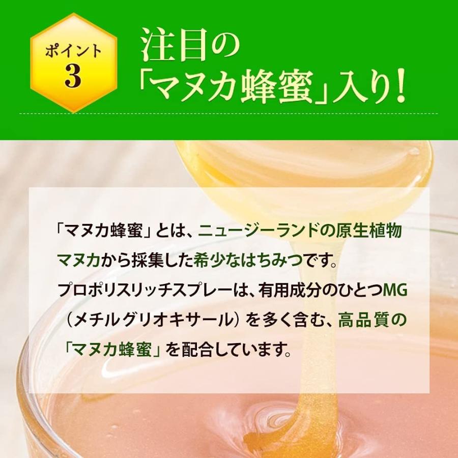 山田養蜂場 送料無料 プロポリスリッチスプレー 30ml 健康 プロポリススプレー 父の日｜yamada3838｜08