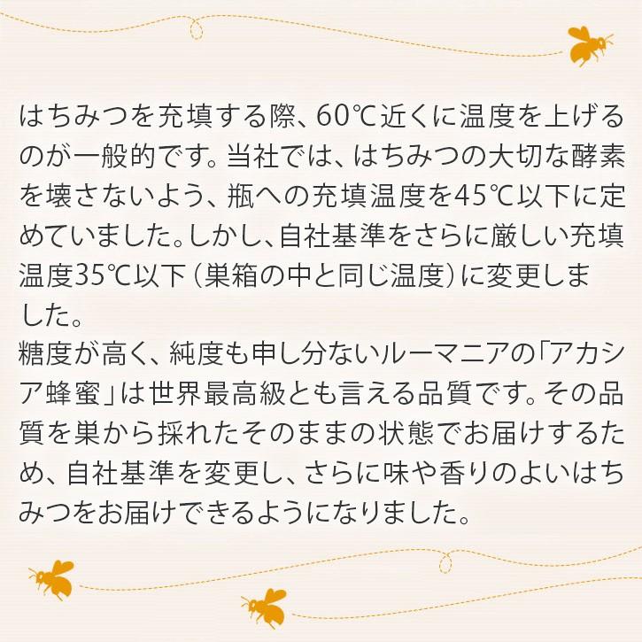 山田養蜂場 アカシア蜂蜜(ルーマニア産) 1kg袋 グリホサート検査済 はちみつ ギフト 母の日｜yamada3838｜09