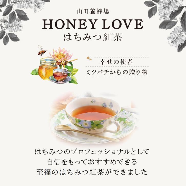 山田養蜂場 はちみつ紅茶のレモンティーセット 輪切りレモンはちみつ漬 420g 1本、HONEY LOVEはちみつ紅茶 5包 蜂蜜紅茶 紅茶 ティーバッグ お中元 | 山田養蜂場 | 02
