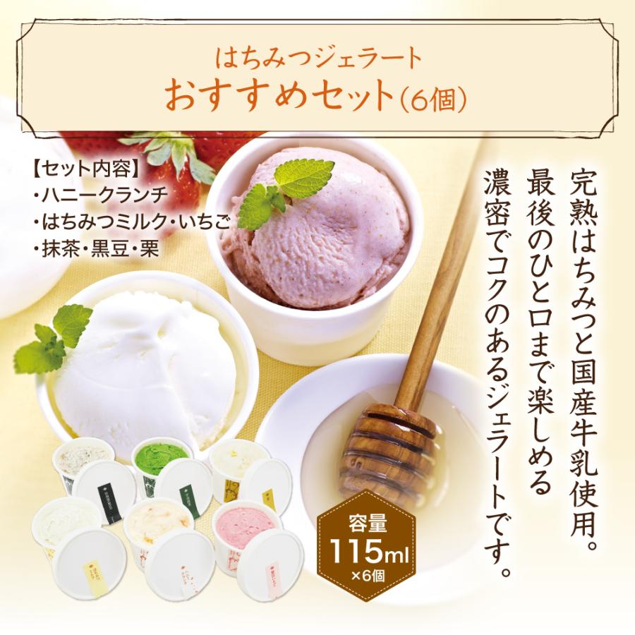 山田養蜂場 はちみつジェラートおすすめセット 1箱 6個入 はちみつ ギフト お歳暮 御歳暮 山田養蜂場 Paypayモール店 通販 Paypayモール