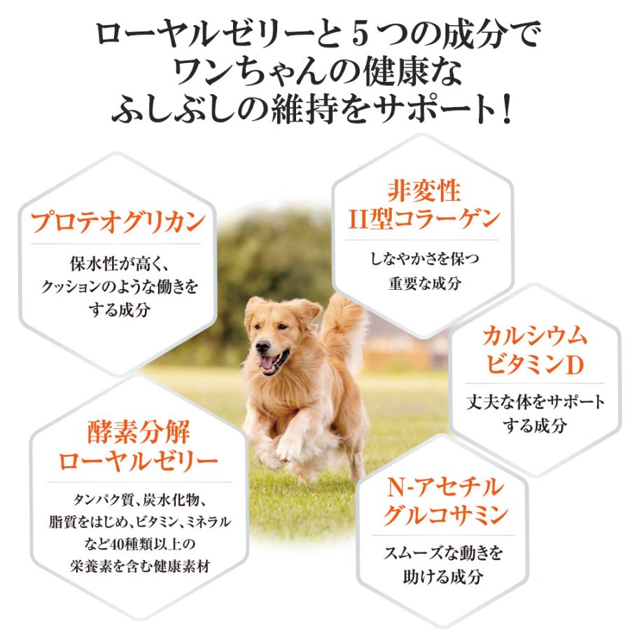 山田養蜂場 ワンちゃん用グルコサミン 60粒袋入 犬用 ペット