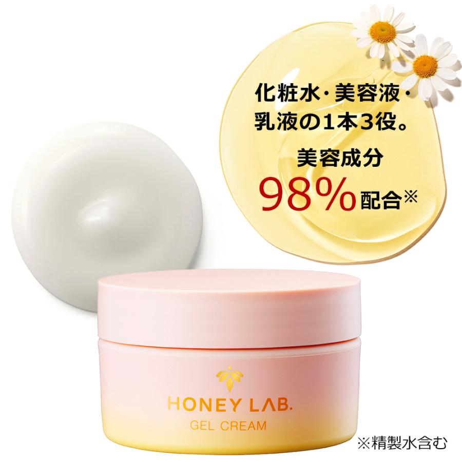 山田養蜂場 ハニーラボ ふんわりモイストゲル 60g 化粧水 美容液 乳液 