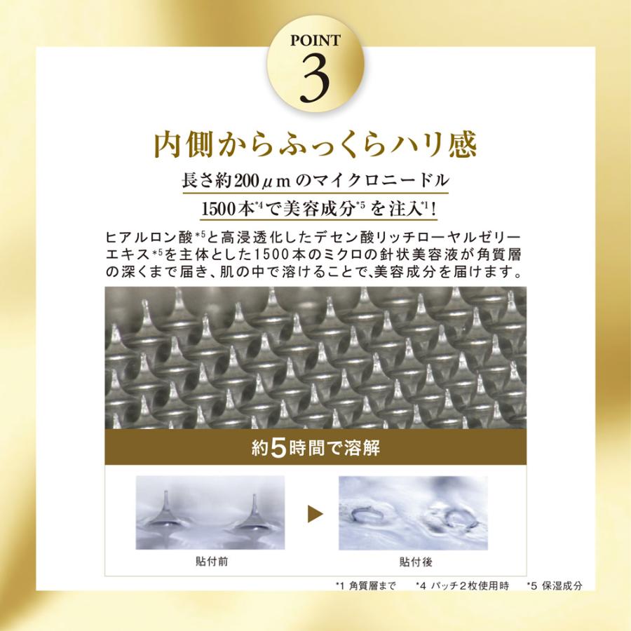 山田養蜂場 RJマイクロニードルパッチ ニードル美容液 針状美容液