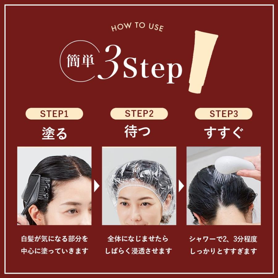 山田養蜂場 RJヘアカラートリートメント ライトブラウン 210g ダメージ