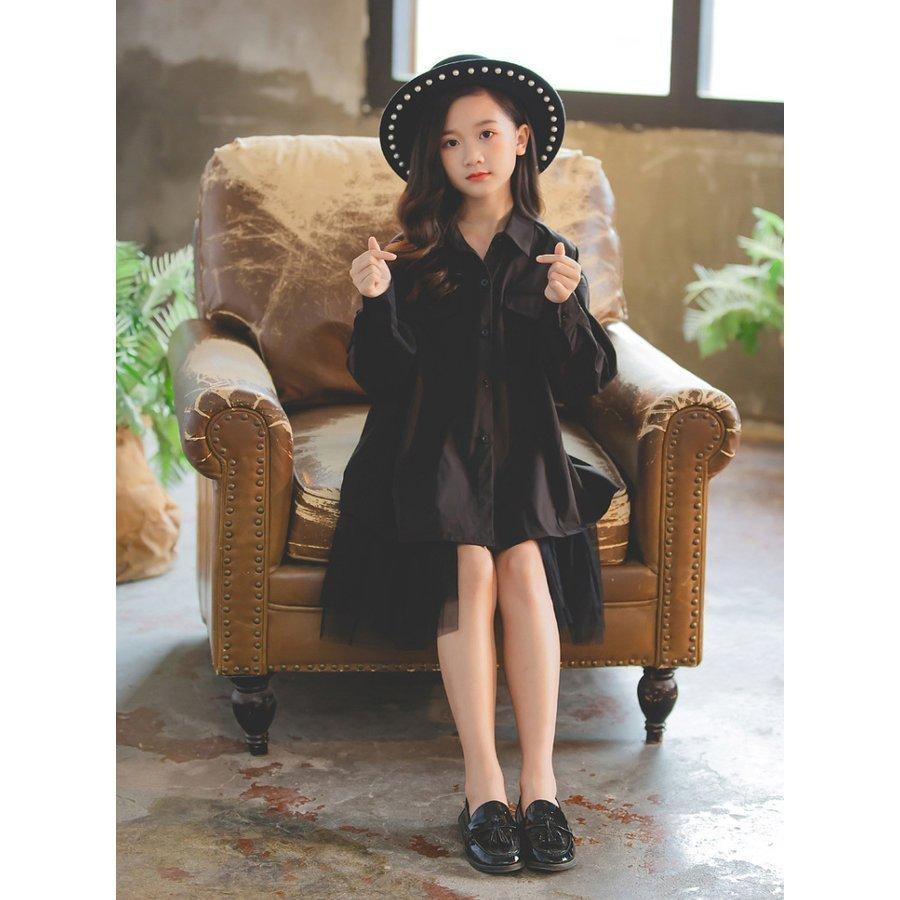 白 ワンピース 黒 ワンピース 卒業式 入学式 女の子 フォーマル ワンピース Tシャツ シャツワンピース ジュニア メッシュ 韓国子供服 通学 発表会 プレゼント P 山田村ストア 通販 Yahoo ショッピング