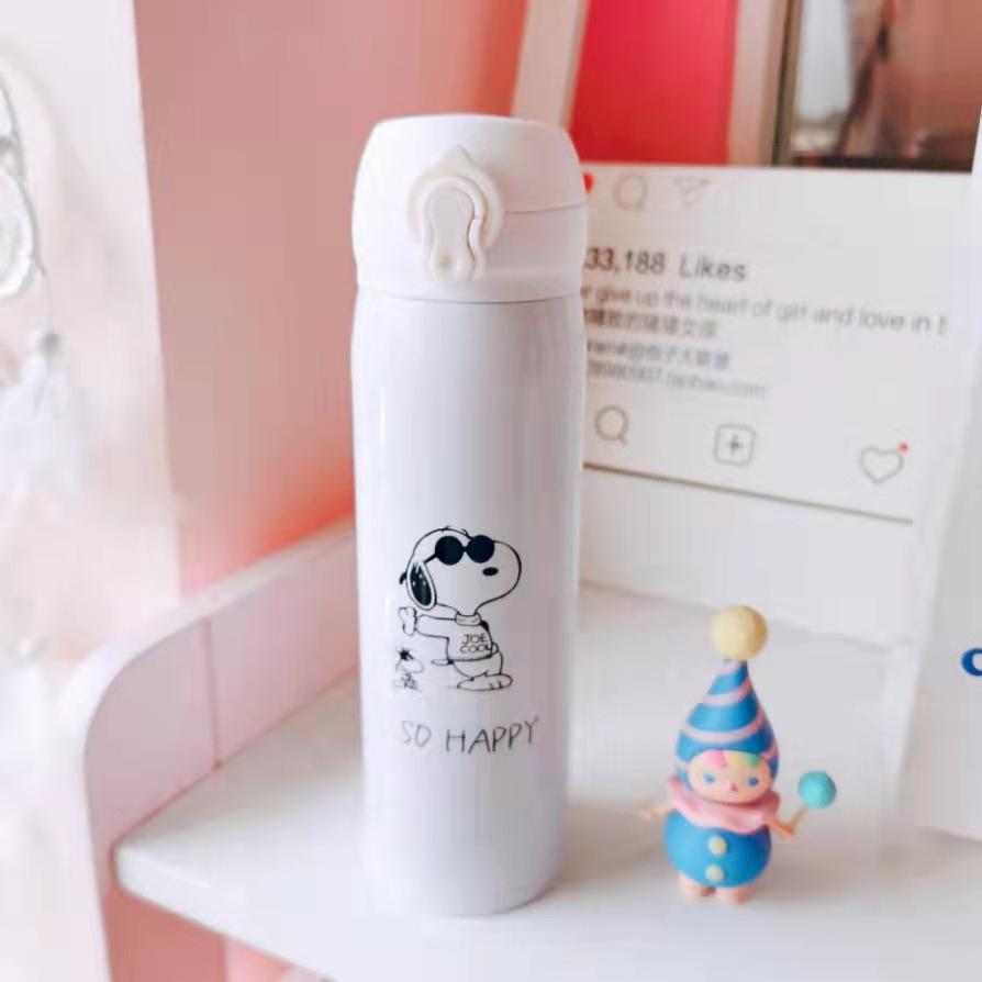 マグボトル 500ml 子供用 ステンレスボトル 水筒 直飲み 真空断熱 スヌーピー かわいい 保温 保冷 ボトル 通勤 通学 女の子 男の子 誕生日 お祝い 記念品 Sb 山田村ストア 通販 Yahoo ショッピング