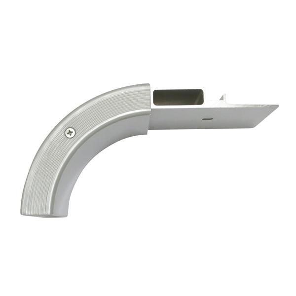 トラック用オーバーハング部サイドバンパー JB アルミサイドバンパー コーナー部 70H (アルミ押出し品) - トラック