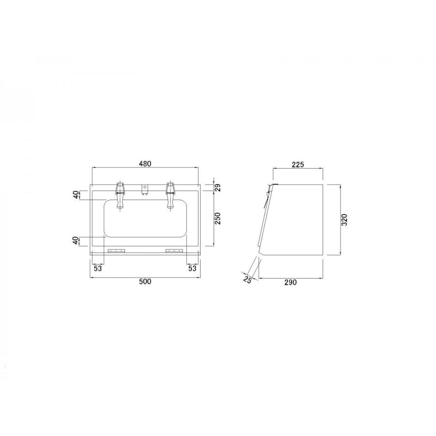 スチール工具箱500×290×320mm黒塗装 : ヤマダボディーワークス - 通販