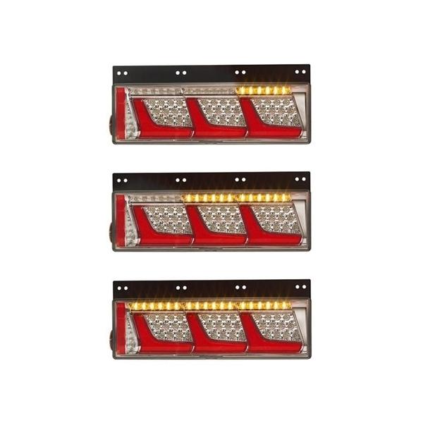 小糸 オールLEDリアコンビネーションランプ シーケンシャル 3連レッド