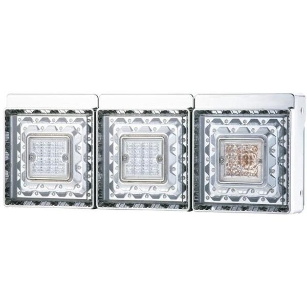JB 角型LEDテールランプ用裏カバー 3連 : ヤマダボディーワークス