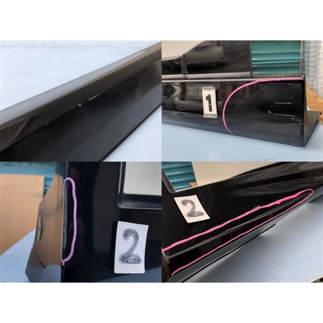 33559☆ステップワゴンスパーダ RK5☆サイドステップ右☆PB81P 黒紫