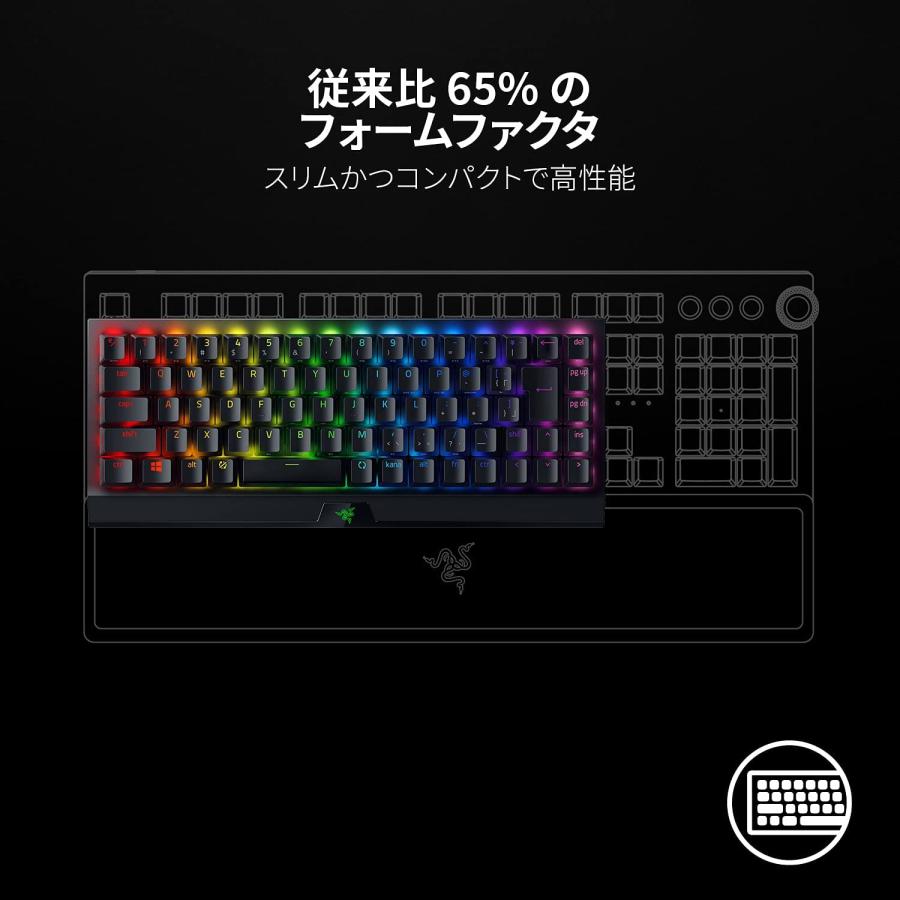 Razer（レイザー） ゲーミングキーボード ワイヤレス BlackWidow V3