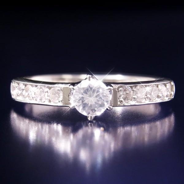 Pt100 ハーフエタ二ティープリンセスリング 11号 |  | 01