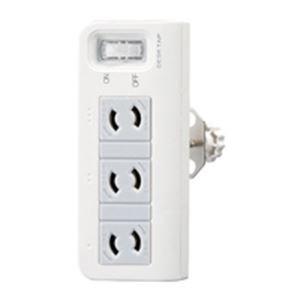 （まとめ）エレコム ELECOM デスクタップ T-DK2320CBS 3個口／2m 〔×5セット〕