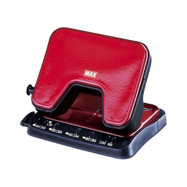 （まとめ） マックス スクーバパンチ DP-25T／R レッド 1台入 〔×5セット〕