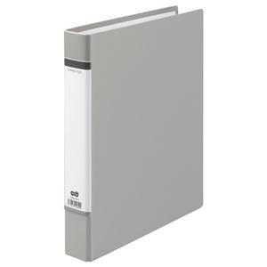 （まとめ） TANOSEE D輪っか整理保存用具（貼り背部分） A4タテ 2穴 320枚受け入れる 背幅50粍 薄墨色 1冊 〔×15仕掛ける〕 文具、ステーショナリー-キッチン、日用品、文具