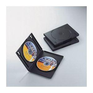 (まとめ)エレコム DVDトールケース CCD-DVD04BK〔×20セット〕