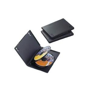 (まとめ)エレコム DVDトールケース CCD-DVD07BK〔×10セット〕