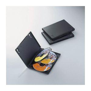 (まとめ)エレコム DVDトールケース CCD-DVD08BK〔×10セット〕