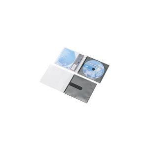 (まとめ)エレコム CD/DVD用スリム収納ソフトケース CCD-DPC30BK〔×5セット〕