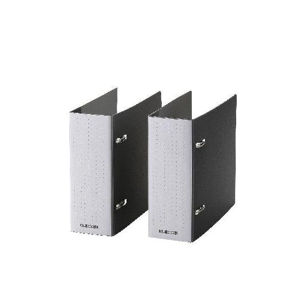 (まとめ)エレコム DVD・CD不織布ケース専用ファイル(2冊入り) CCD-B02WBK〔×10セット〕
