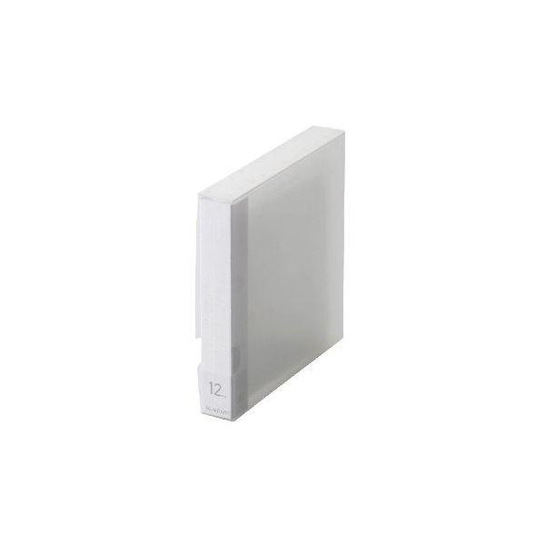 (まとめ)エレコム DVD/CD用ディスクファイル 12枚収納 CCD-FS12CR〔×10セット〕