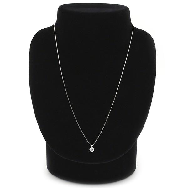 ダイヤモンド ネックレス 一粒 0.5ct プラチナ Pt900 6本爪 Hカラー SI2 Good 0.5カラット ダイヤネックレス ペンダント 中央宝石研究所 CGL 鑑定書付き_3