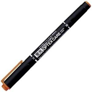 (業務用300セット) ZEBRA ゼブラ 蛍光マーカー/蛍光オプテックスケア 〔茶〕 水性顔料インク WKCR1-E