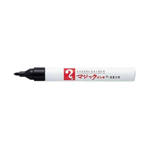 （まとめ） 寺西化学工業 マジックインキ M500-T1 細書 黒 10本〔×10セット〕
