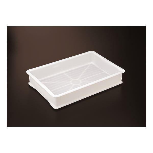 〔10個セット〕 抗菌 食品用コンテナー/パンコンテナー 〔小型深〕 ナチュラル