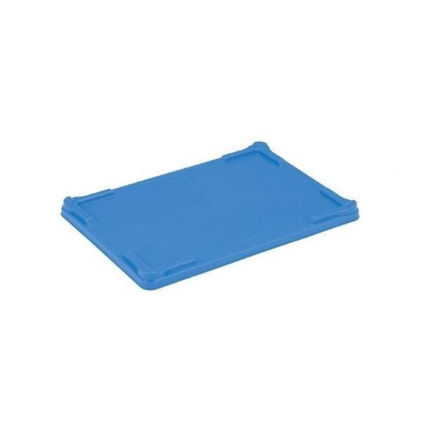 〔20個セット〕 業務用コンテナボックス/食品用コンテナー 〔フタのみ単品 NF-S25用蓋〕 ダークブルー 材質：PP