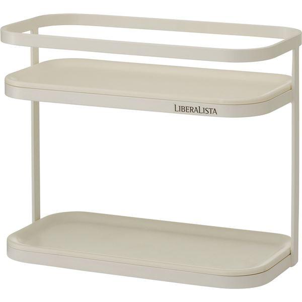 〔12セット〕 調味料ラック/スパイスラック 〔レギュラー〕 ホワイト 幅23.5cm 『リベラリスタ』