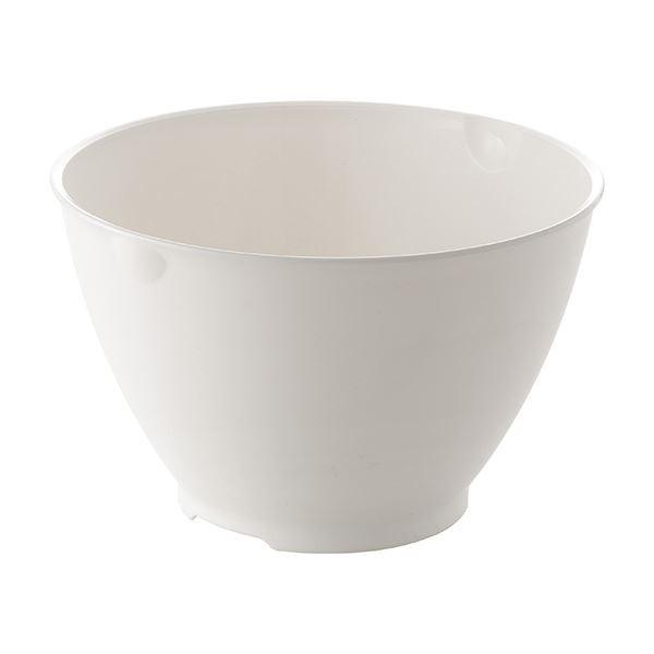 〔120セット〕 ボール/調理器具 〔Lサイズ ホワイト〕 材質：PP 『リベラリスタ』