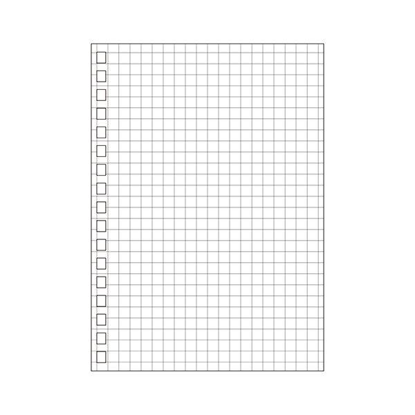 （まとめ） リヒトラブツイストノート［専用リーフ］ A6 方眼罫 N-1663S 1冊（30枚） 〔×50セット〕の画像