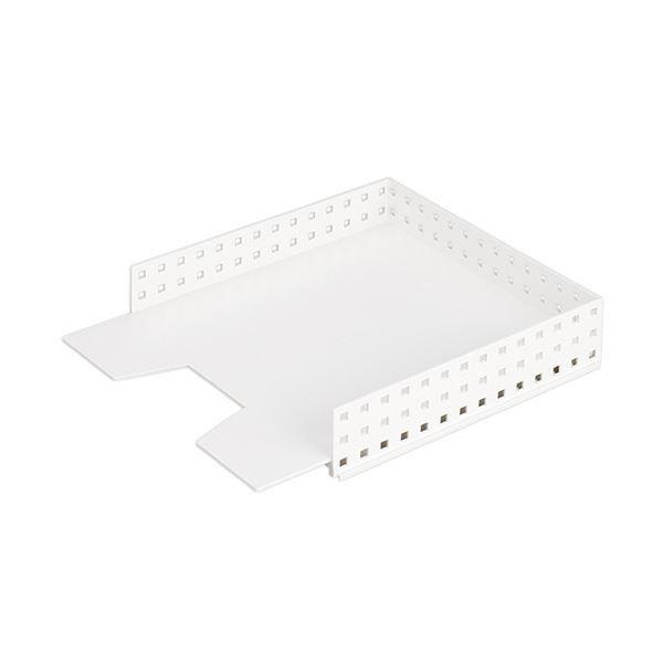（まとめ） 吉川国産業所 マルチファイルお盆A4タテ 白いこと CB-9029（W） 1個 〔×5仕掛ける〕 家具、インテリア-プラケース、押入れ収納-収納ケース