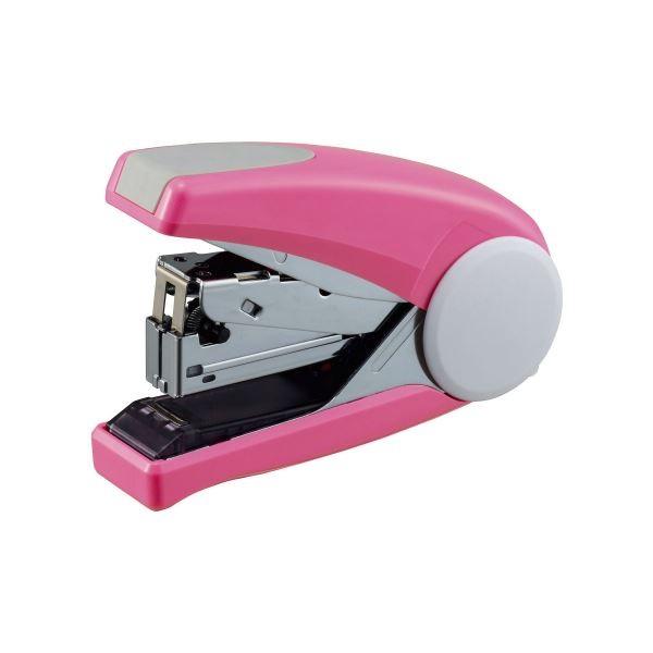 （まとめ） ライオン事務器 ステープラ かるホッチPOWER 45枚とじ ピンク FS-45 1個 〔×5セット〕