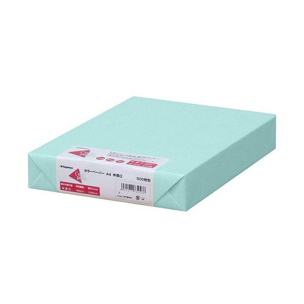 （まとめ）長門屋商店 Color Paper A4中厚口 空 ナ-3262 1冊(500枚) 〔×3セット〕