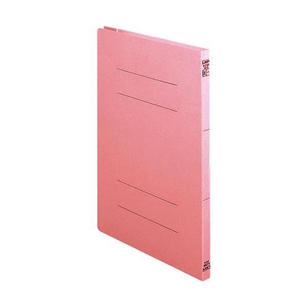 （まとめ）ライオン事務器 2サイズフラットファイルA4タテ 150枚収容 背幅18mm ピンク A-216K 1冊 〔×30セット〕