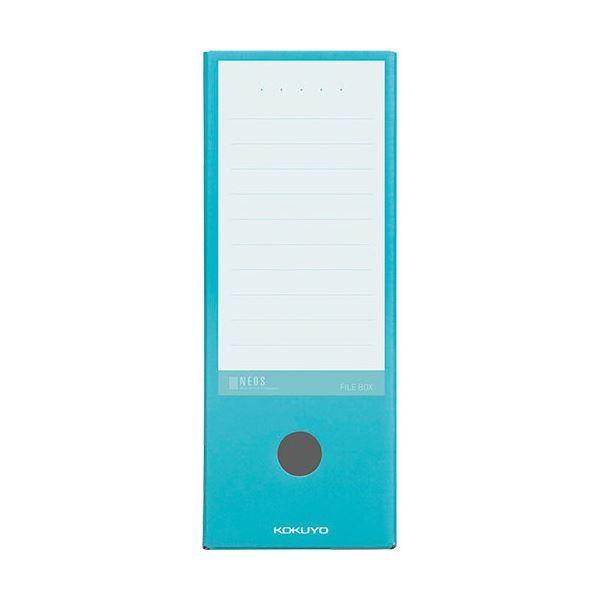 （まとめ）コクヨ 整理保存用具ボックス席(NEOS)A4ヨコ 背幅102粍 オリーブ緑であること A4-NELF-DG 1仕かける(10冊) 〔×3仕かける〕