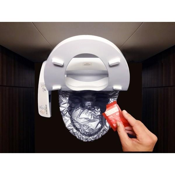 非常用トイレ/簡易トイレ 〔100回分〕 A4サイズ シュリンク包装
