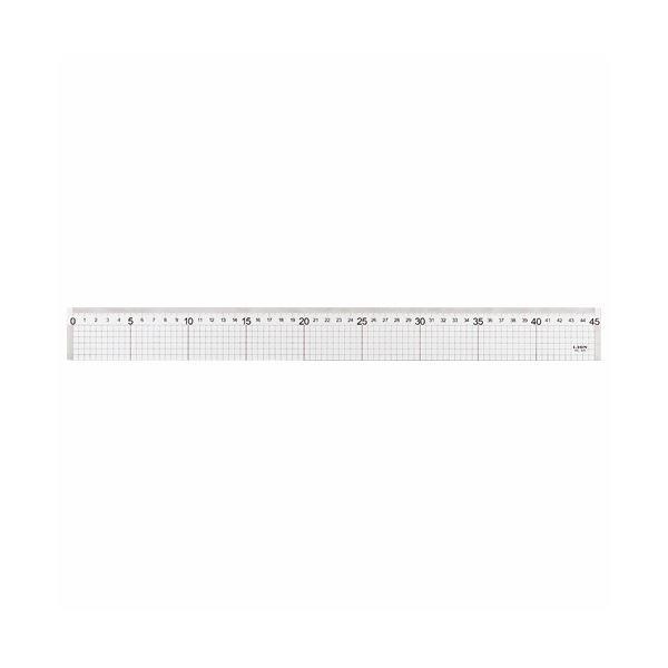 （まとめ）ライオン事務器 ハイカットスケール45cm HC-45 1個〔×5セット〕
