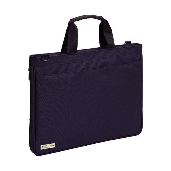 (まとめ）リヒトラブ SMART FITキャリングバッグ ネイビー A-7582-11 1個〔×3セット〕