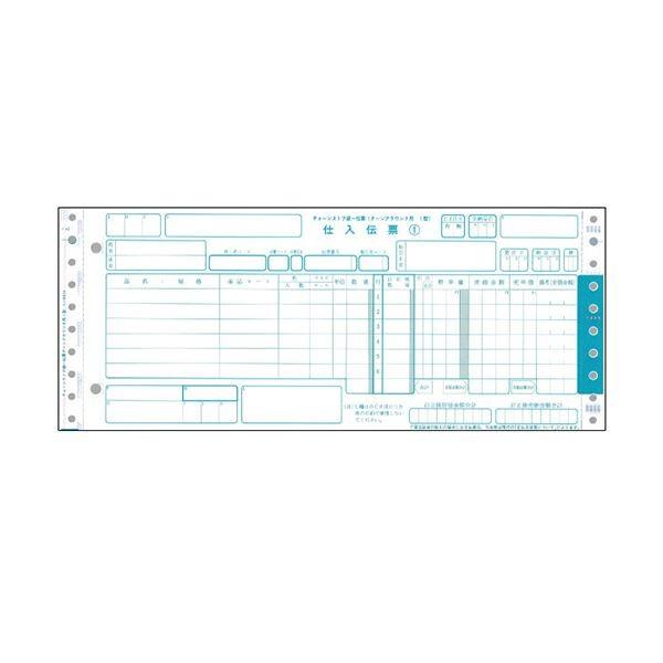 (まとめ）トッパンフォームズチェーンストア統一伝票 仕入 ターンアラウンド1型(6行) 5P・連帳 12×5インチ C-BA151箱(1000組)〔×3セット〕